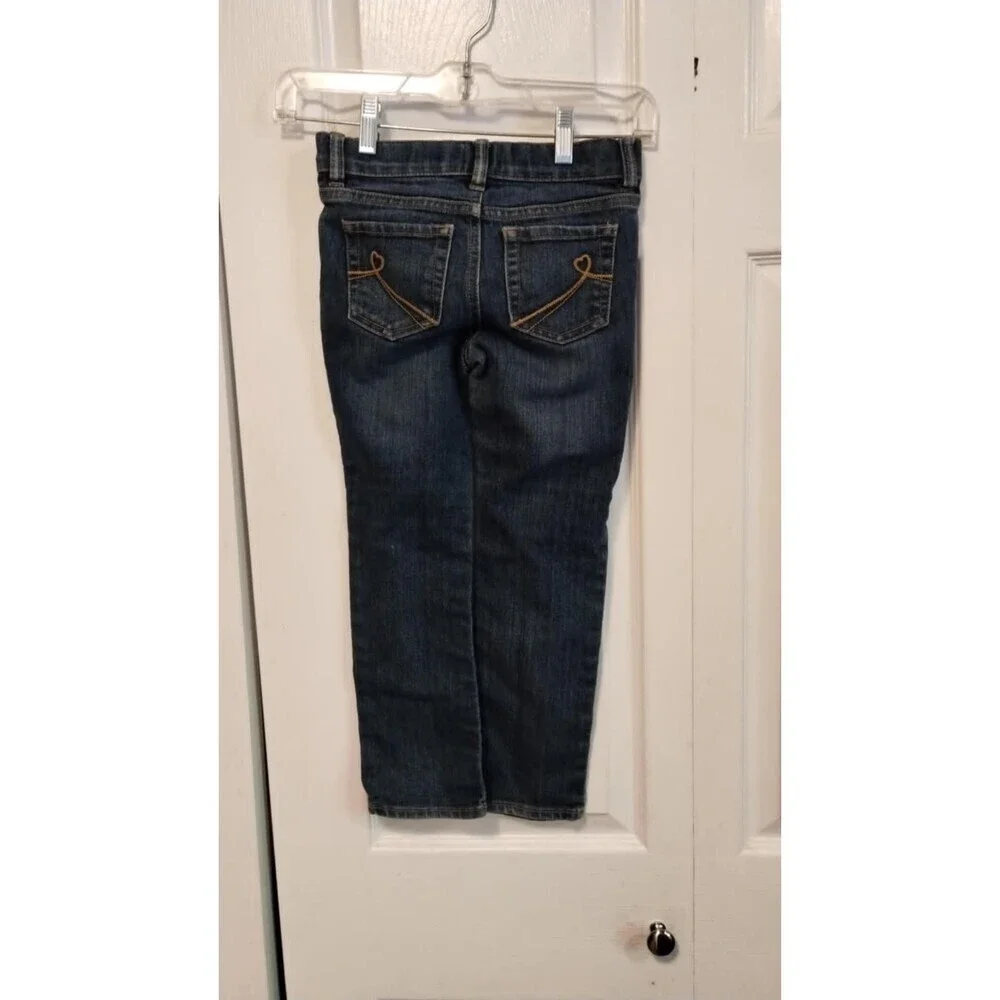 Children's Place Dark Wash‎ Skinny Stretch Jeans 6